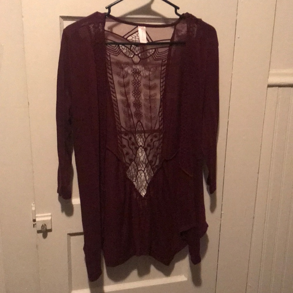 Lace cardigan
